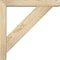 Ekena Millwork Traditional Block Rough Sawn Bracket w/ Offset Brace, Douglas Fir, 4"W x 20"D x 20"H BKT0402X20X20TRA05RDF - alternate 2